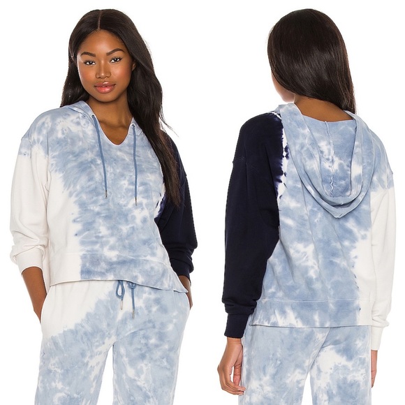 NWT L*Space South Swell Tie Dye Pullover Hoodie